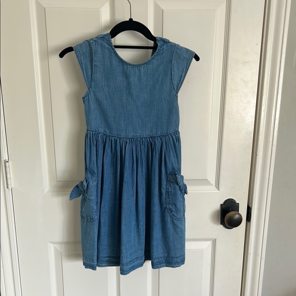 Mayoral Blue Denim Kids Dress